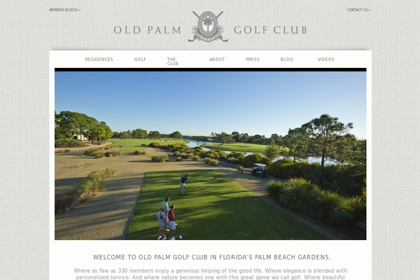 oldpalmgolfclub.com site used Oldpalm