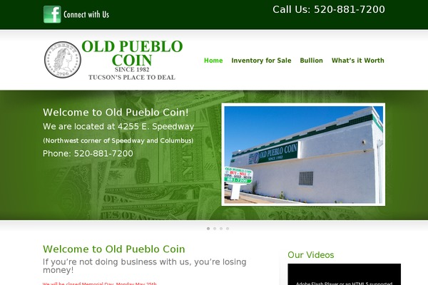 oldpueblocoin.com site used Opcoin2013