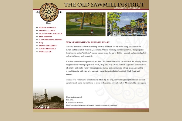 oldsawmilldistrict.com site used Oldsawmill