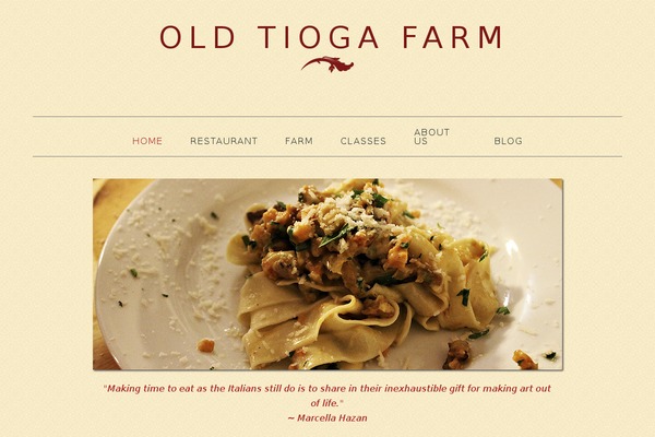 Foodie Pro theme site design template sample