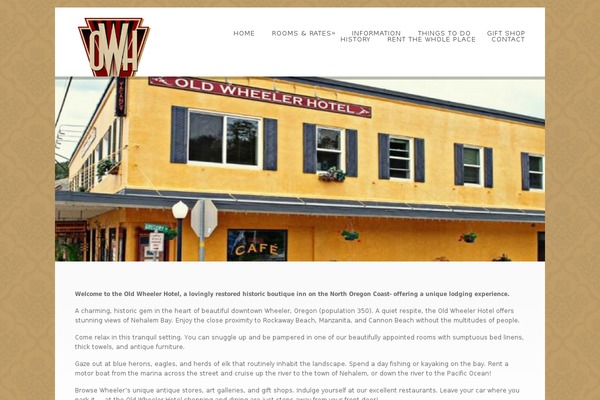 oldwheelerhotel.com site used Dandelion_v2.5