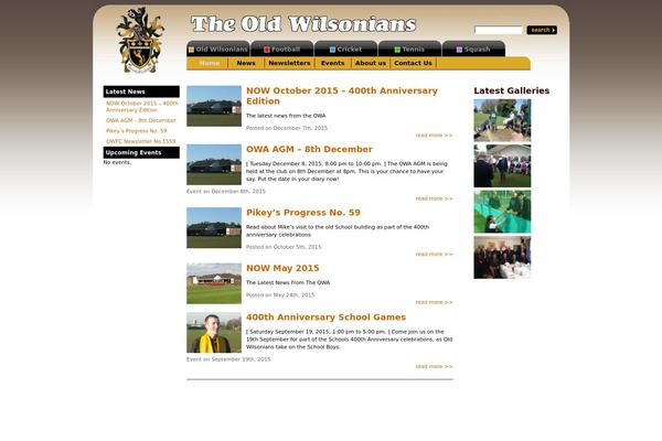 oldwilsonians.com site used Coreware