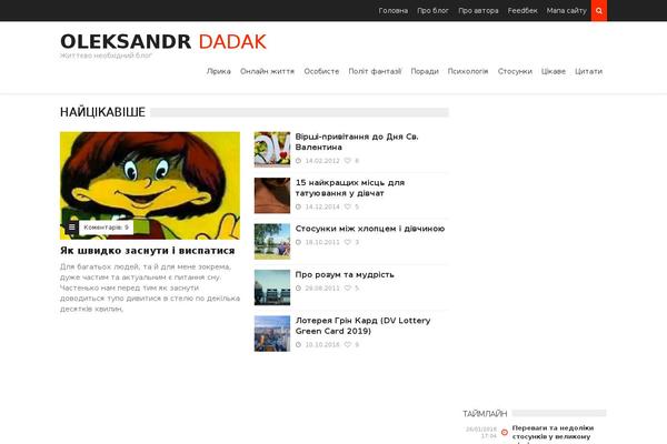 oleksandrdadak.com site used Trendyblog