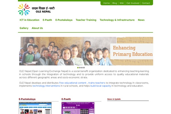 WordPress website example screenshot