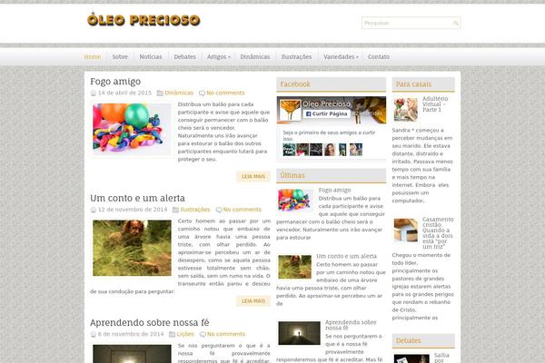 WordPress website example screenshot