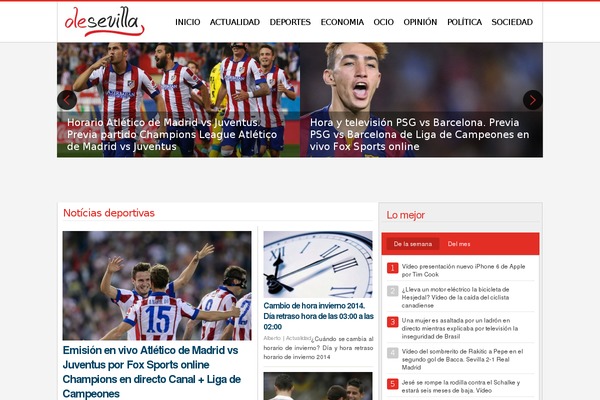 olesevilla.com site used Olesevilla