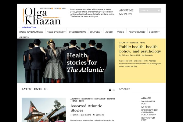 olgakhazan.com site used Roda