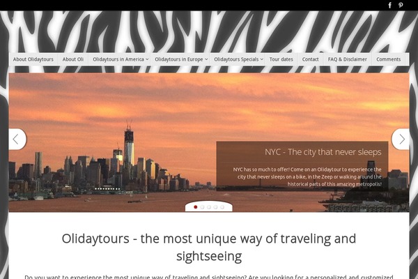 Tempera theme site design template sample