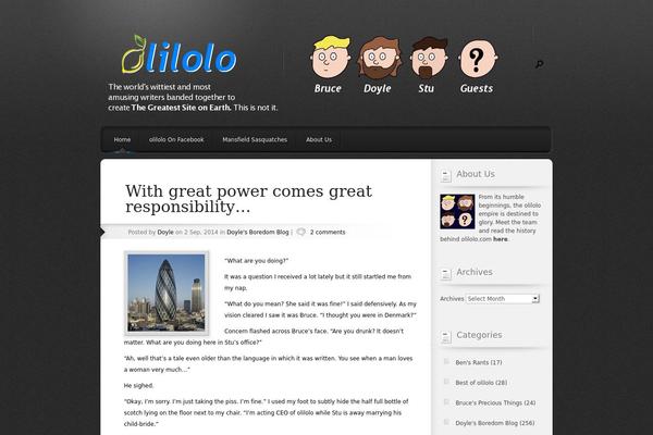 olilolo.com site used Polished