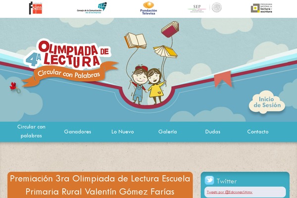 olimpiadadelectura.org site used Olimpiada
