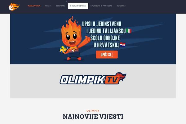olimpik.hr site used Tornados-child