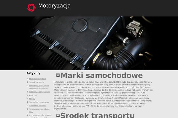 Moto theme site design template sample