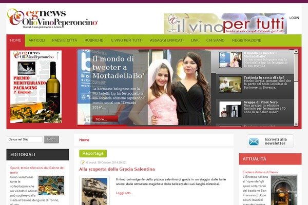 oliovinopeperoncino.it site used Egnews