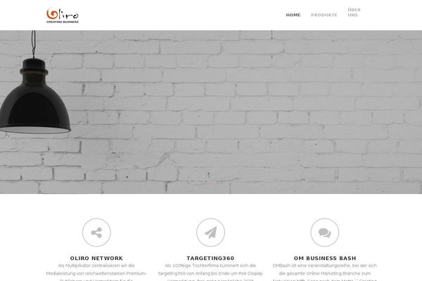 Bridge theme site design template sample