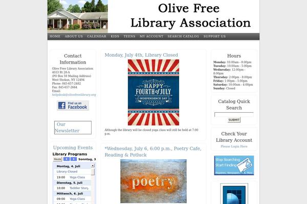 olivefreelibrary.org site used Library_default