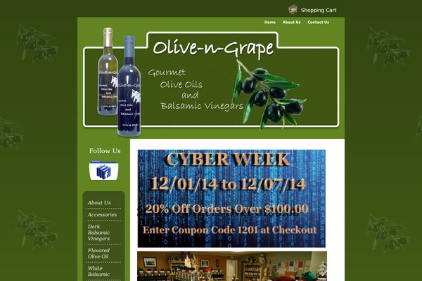 olivengrape.com site used Olive-n-grape-divi-child