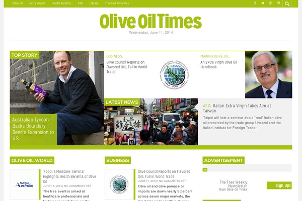 oliveoiltimes.com site used Oliveoiltimes