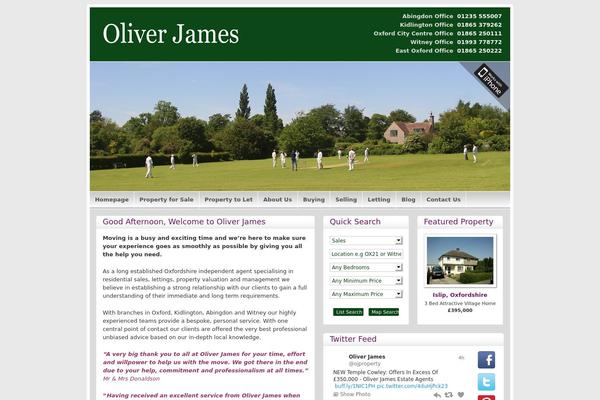 oliverjames.com site used Oliverjames