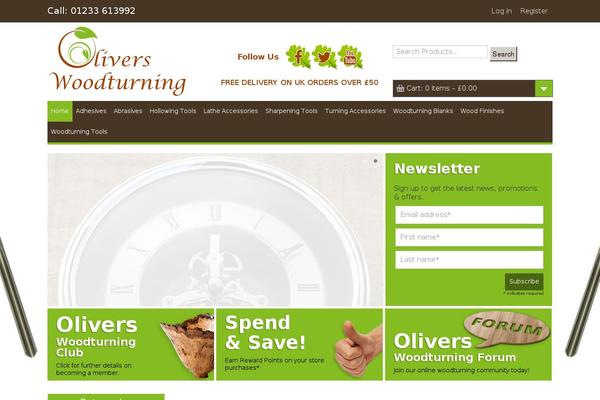 oliverswoodturning.co.uk site used Gd-responsive