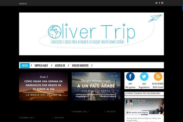 olivertrip.com site used Santiago