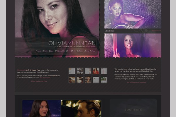 oliviamunn.biz site used Purple2013