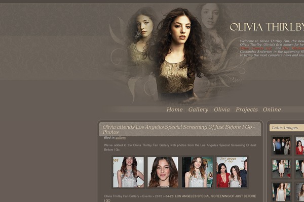 oliviathirlbyfan.com site used Oliviathirlbyfan