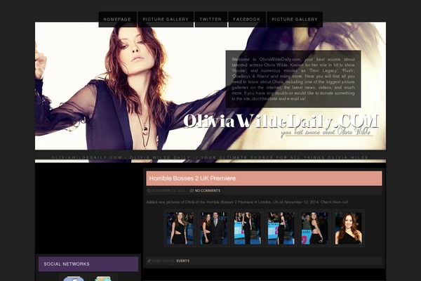 oliviawildedaily.com site used Premade5