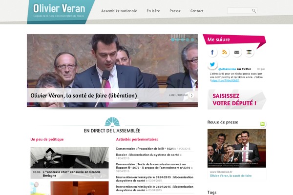 olivier-veran.fr site used Overan