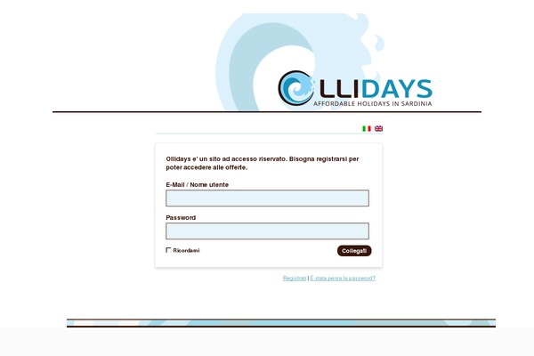 ollidays.com site used Ollidaystheme