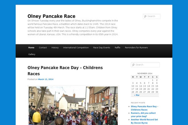 WordPress website example screenshot