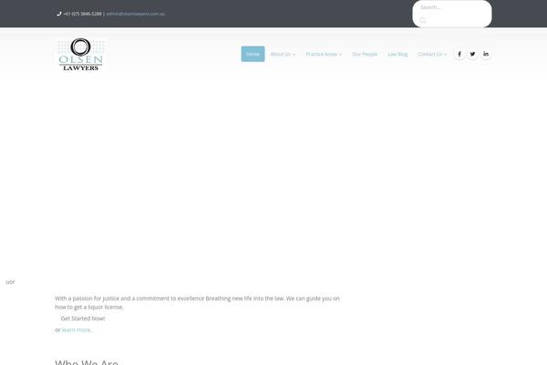 WordPress website example screenshot