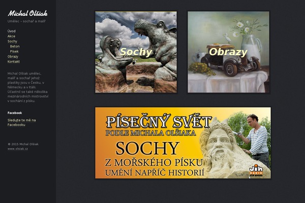 olsiak.cz site used Artiste