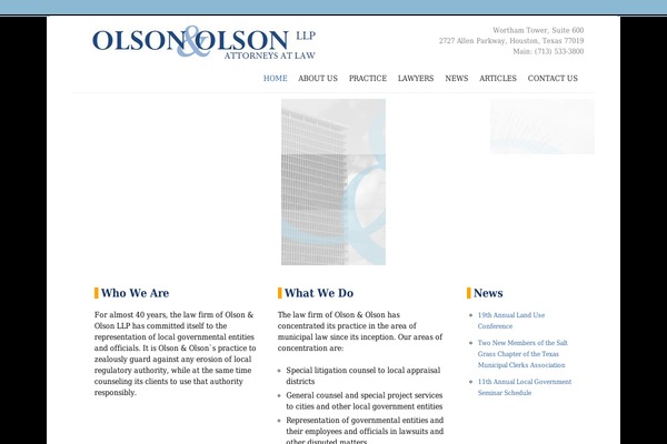 olsonllp.com site used Olsonllp