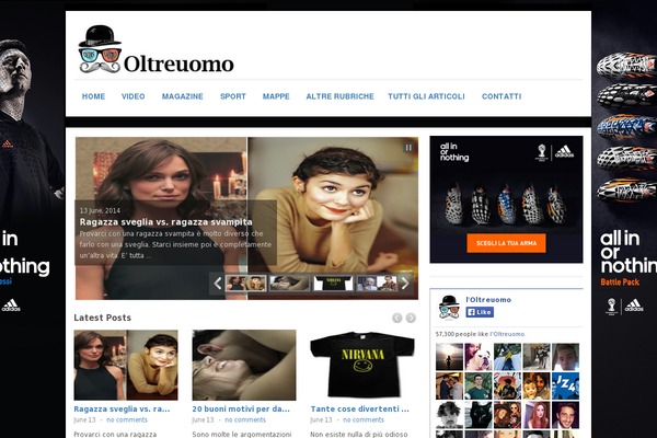 oltreuomo.com site used Oltreuomo-theme