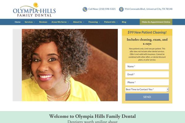olympiahillsdental.com site used Dentalcmo-genesis