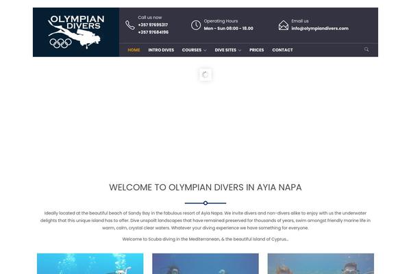 olympiandivers.com site used Wpcoach