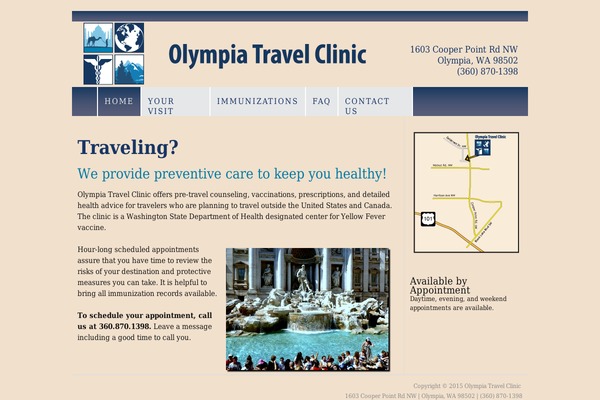 WordPress website example screenshot