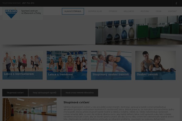 olympiawellness.cz site used Fitness