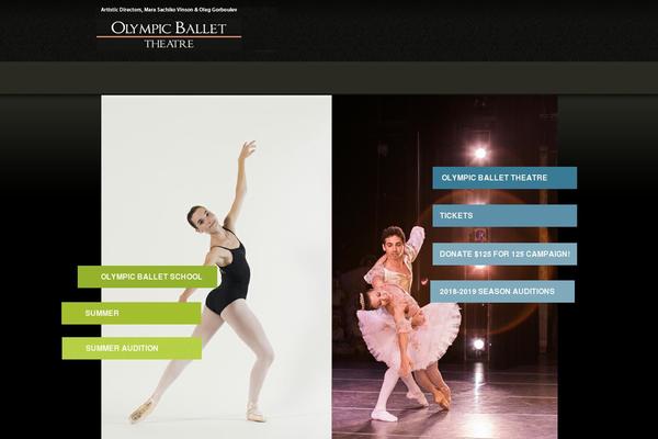 olympicballet.com site used Olympicballet