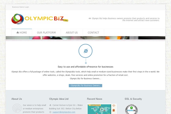 WordPress website example screenshot