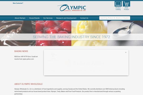 Olympic theme site design template sample
