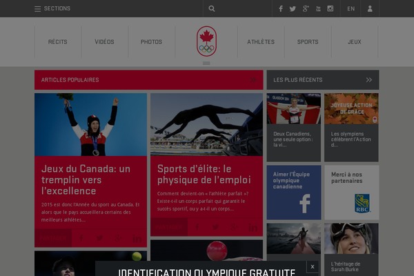 olympique.ca site used Canadianolympiccommittee