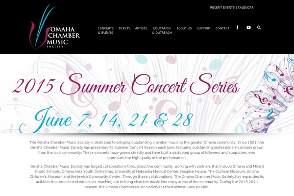 omahachambermusic.org site used Nebula