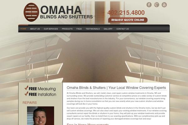 omahashutters.com site used Omahashutters