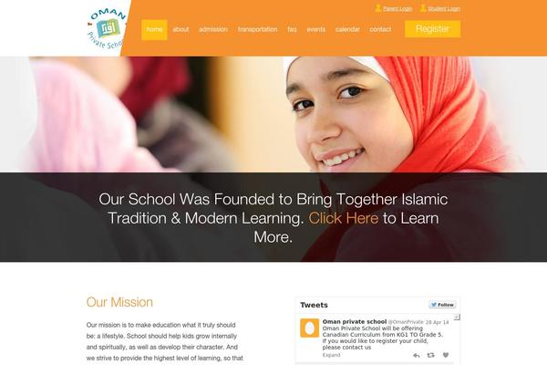 omanprivateschool.com site used Omanschool