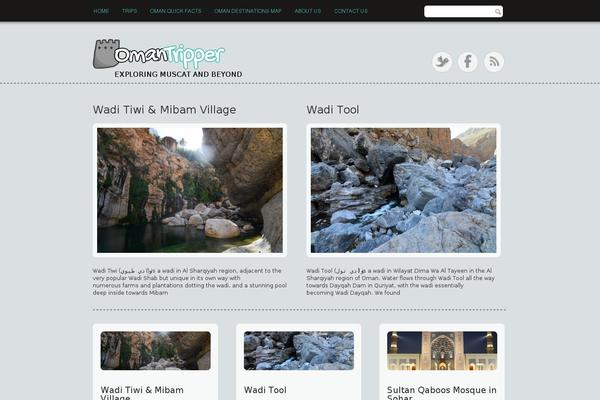 omantripper.com site used Twenty Twenty