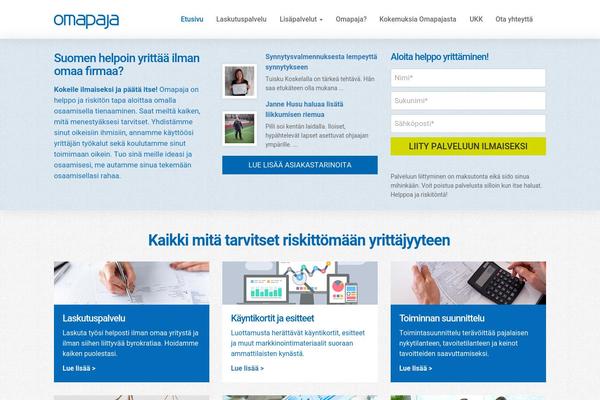 omapaja.com site used Omapaja-theme