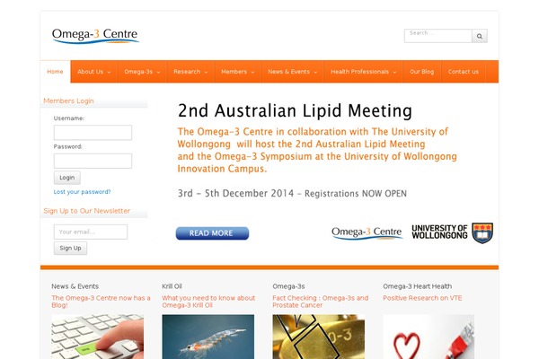 omega-3centre.com site used Omega-3