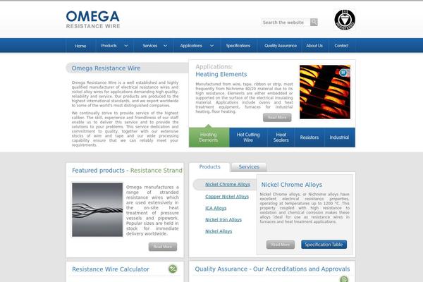 Omega theme site design template sample