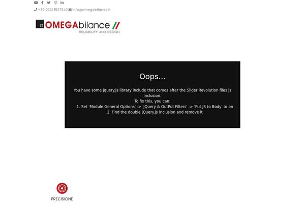 omegabilance.it site used Omega-bilance